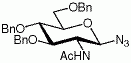 2-乙酰氨基-3,4,6-三-O-苄基-2-脱氧-β-D-吡喃葡萄糖酰基叠氮化物