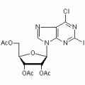 2',3',5'-Tri-O-acetyl-6-chloro-2-iodopurine Riboside