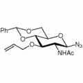 2-乙酰氨基-3-O-烯丙基-4,6-O-苯亚甲基-2-脱氧-β-D-吡喃葡萄糖酰基叠氮化物