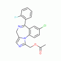 1-Acetoxymethyl-8-chloro-6-(2-fluorophenyl)-4H-imidazo[1,5-a][1,4]benzodiazepine