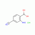 2-Amino-4-cyanobenzeneboronic acid hydrochloride 97%