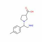 1-(2-Amino-1-p-tolyl-ethyl)-pyrrolidine-3-carboxylic acid