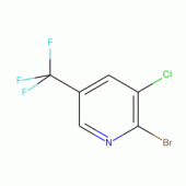 2-Bromo-3-chloro-5-(trifluoromethyl)pyridine, 97%