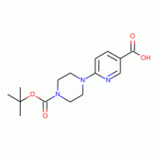 6-[4-(tert-Butoxycarbonyl)piperazin-1-yl]nicotinic acid , 97%