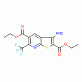 Diethyl 3-amino-6-(trifluoromethyl)thieno[2,3-b]-pyridine-2,5-dicarboxylate