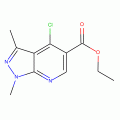 1,3-二甲基-4-氯-1H-吡唑[3,4-b]并吡啶-5-甲酸乙酯