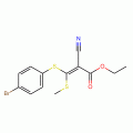 Ethyl 3-(4-bromophenylthio)-2-cyano-3-(methylthio)acrylate