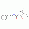 3-Ethyl-2,5-dihydro-4-methyl-2-oxo-N-(2-phenylethyl)-1H-pyrrole-1-carboxamide