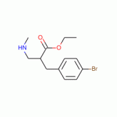 Ethyl 3-(4-bromo-phenyl)-2-methylaminomethyl-propionate