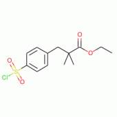 Ethyl 2,2-Dimethyl-3-(4-chlorosulfonylphenyl)propionate