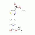 4-[4-(Ethoxycarbonyl)-1,3-thiazol-2-yl]piperidine, N-BOC protected 95%