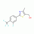 2-[3-Fluoro-4-(trifluoromethyl)phenyl]-4-methyl-5-hydroxymethyl Thiazole