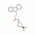 (1S,4R)-N-FMOC-1-Aminocyclopent-2-ene-4-carboxylic acid, 98% ee, 95%