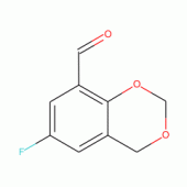 6-Fluoro-4H-1,3-benzodioxine-8-carbaldehyde , 97%