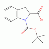 Indoline-2-carboxylic acid, N-BOC protected 90%