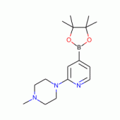 1-甲基-4-[5-(4,4,5,5-四甲基-1,3,2-二氧硼烷-2-YL)吡啶-2-YL]哌嗪