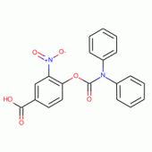 2-Nitro-4-carboxyphenyl-N,N-diphenyl carbamate