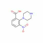 3-Nitro-2-piperazin-1-ylbenzoic acid