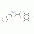 Pentafluorophenyl 6-(tetrahydropyran-4-yloxy)nicotinate , 97%