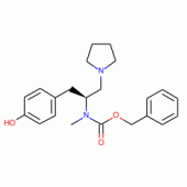 (S)-1-Pyrrolidin-2-(4'-hydroxybenzyl)-2-(N-Cbz-N-methyl)amino-ethane