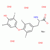 L-THYROXINE, SODIUM SALT PENTAHYDRATE, 9 9%