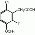 6-Chloro-2-fluoro-3-methoxyphenylacetic acid, JRD, 97%